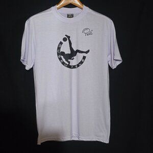 NWT PELE Meseu Pele / Pele Museum Fenomenal Performance SS Crewneck White M*